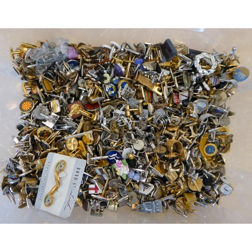 245 - Variously themed cufflinks&nbsp;