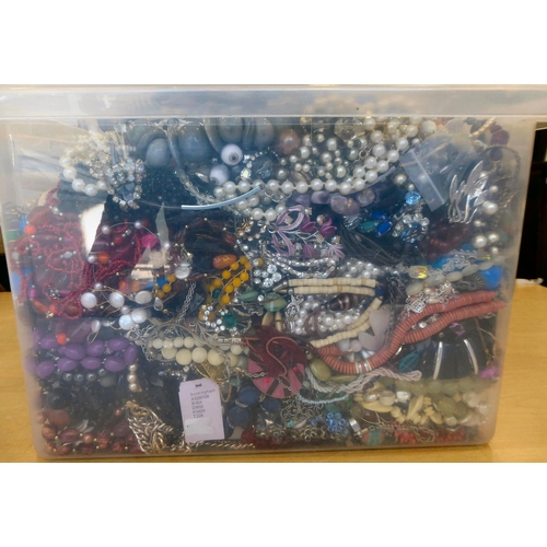 271 - Costume jewellery: to include simulated pearls and coloured bead necklaces