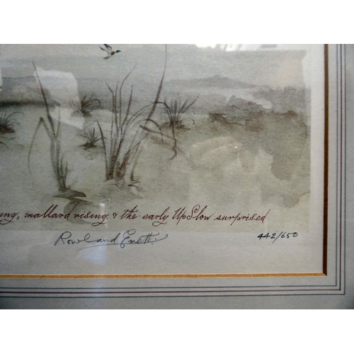 278 - Three framed prints: to include after Chick Bragg - 'Carousel'&nbsp; Limited Edition 36/300 coloured... 