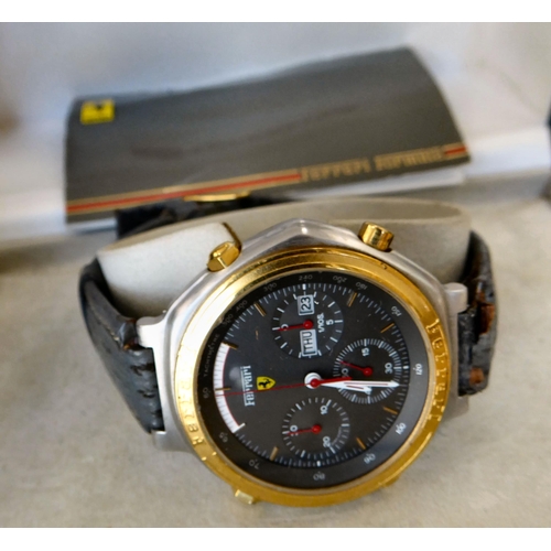 284 - Wristwatches&nbsp; variously cased and strapped&nbsp; some boxed