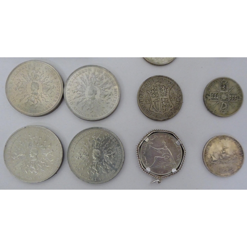 98 - Uncollated coins: to include a 1922 silver half-crown