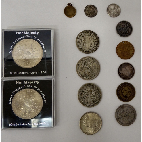 98 - Uncollated coins: to include a 1922 silver half-crown