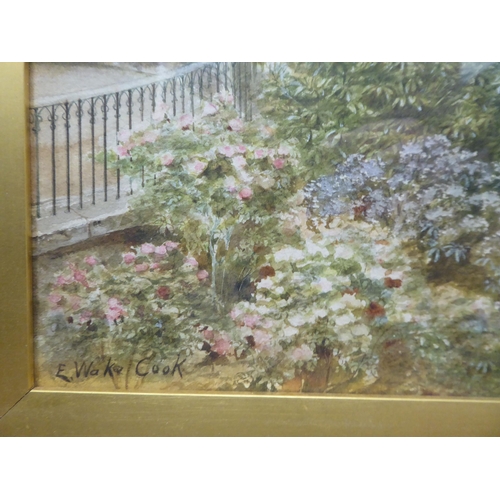 106 - E Wake Cook - 'Florence and The Valley of The Arno'&nbsp; watercolour&nbsp; bears a signature & ... 