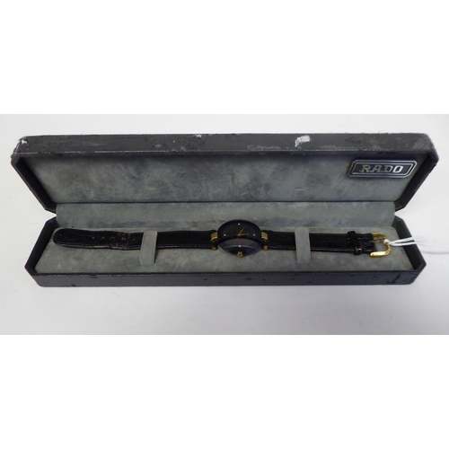 119 - A lady's Rado Jubile Sapphire Crystal Watersealed wristwatch, No.128.3577.4N & 33763570, on a de... 