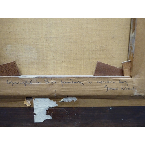 72 - James Noble - 'Yellow Roses'&nbsp; oil on canvas&nbsp; bears a signature&nbsp; 15