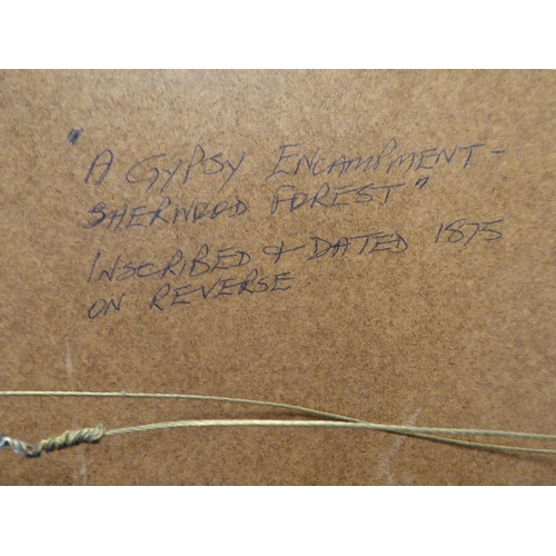 76 - James Baldock - 'Sherwood Forest'&nbsp; watercolour&nbsp; bears a signature&nbsp; 10