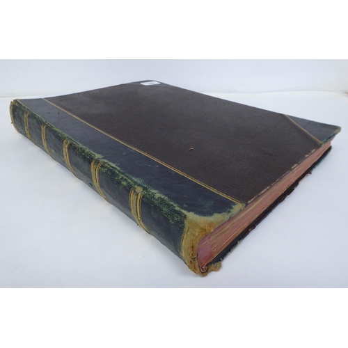 93 - An 1870s watercolour album, featuring scenic landmarks, locations around small islands of Britain an... 