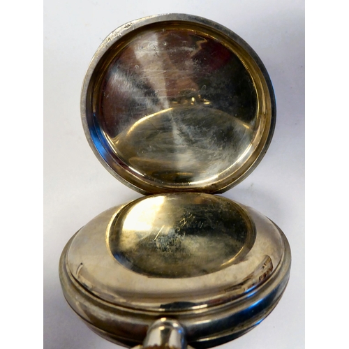 98 - A Europa traveller's timepiece, having an integral sliding, two-part lacquered brass and coloured en... 