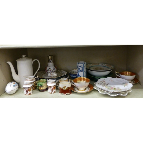 241 - Decorative ceramics: to include a Staffordshire bone china coffee pot&nbsp; 9