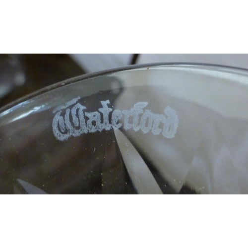 242 - A set of six Waterford crystal Castletown 10oz goblets&nbsp; each 7.5