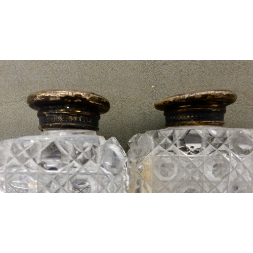 252 - Silver collectables: to include decanter labels and flatware&nbsp; mixed marks