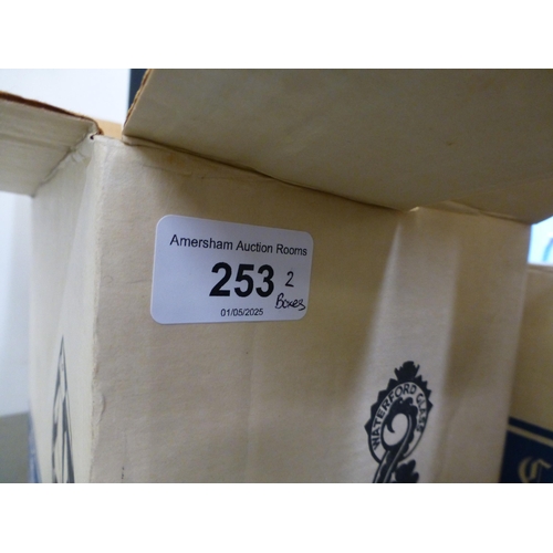 253 - Waterford crystal Castletown glassware, viz. a set of six Sherry glasses&nbsp; each 6.5