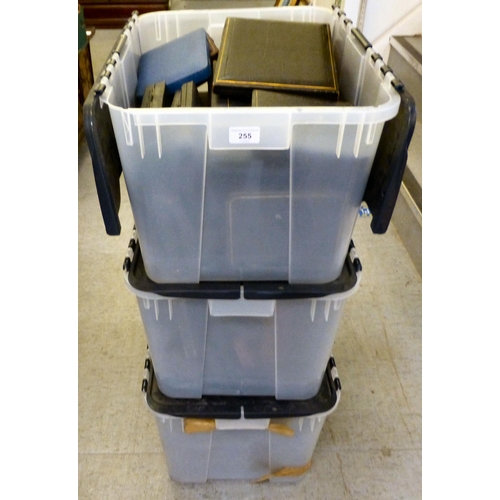 255 - Empty silverware boxes&nbsp; various shapes and sizes&nbsp;