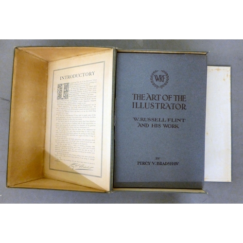 260 - Book: 'The Art of The Illustrator' by Percy V Bradshaw, comprising twenty individual folders, detail... 