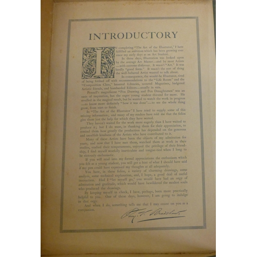 260 - Book: 'The Art of The Illustrator' by Percy V Bradshaw, comprising twenty individual folders, detail... 