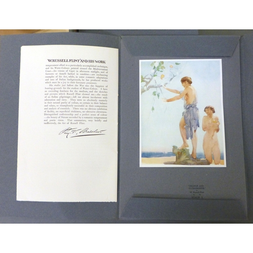 260 - Book: 'The Art of The Illustrator' by Percy V Bradshaw, comprising twenty individual folders, detail... 
