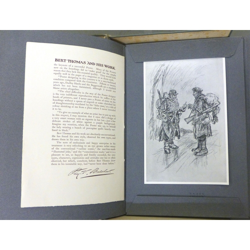 260 - Book: 'The Art of The Illustrator' by Percy V Bradshaw, comprising twenty individual folders, detail... 
