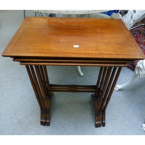 273 - Small furniture: to include an Edwardian mahogany occasional table, raised on cabriole legs  28