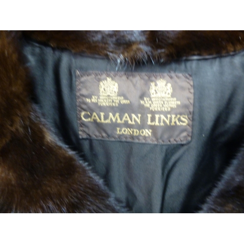 284 - Fur coats: to include a Calman Links brown mink example