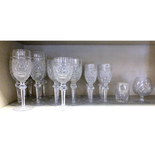 295 - Waterford crystal glassware: to include Champagne flutes&nbsp; 8.5