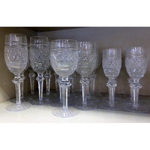 295 - Waterford crystal glassware: to include Champagne flutes&nbsp; 8.5