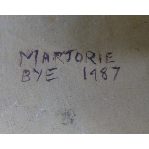 296 - Mixed ceramics: to include a studio pottery vase, decorated with a coiled dragon&nbsp; 14