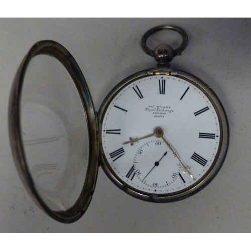 31 - A mixed lot: to include a late 19thC gilt metal cased pocket barometer, faced by an Arabic dial
