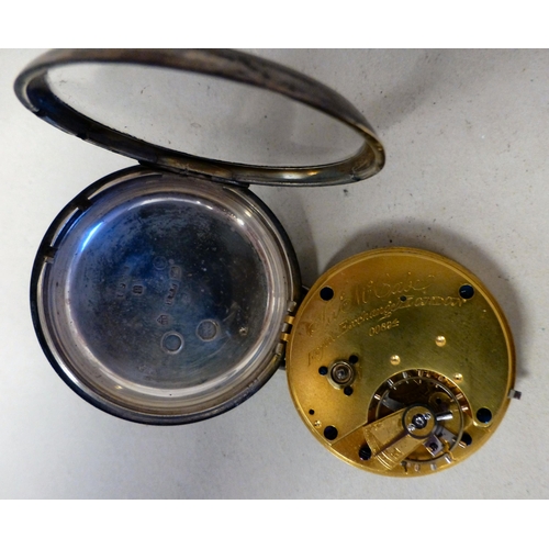 31 - A mixed lot: to include a late 19thC gilt metal cased pocket barometer, faced by an Arabic dial