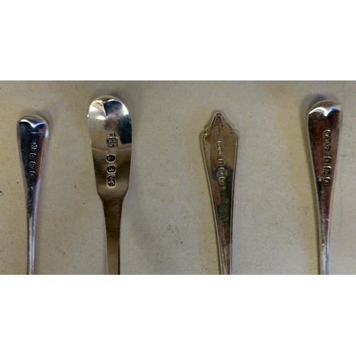 49 - Silver: to include spoons  Georgian and later mixed marks  (approx. total weight 210 grams)