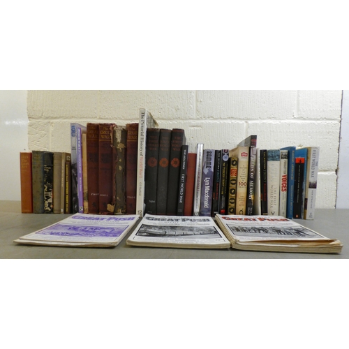 136 - Books, First World War reference: to include '1918 The Last Act'; and 'Forgotten Voices of The Somme... 