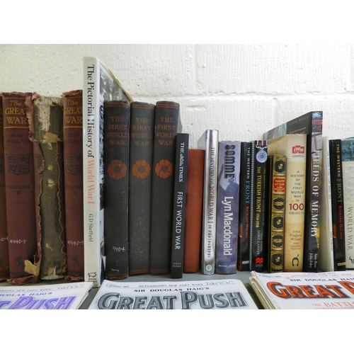 136 - Books, First World War reference: to include '1918 The Last Act'; and 'Forgotten Voices of The Somme... 