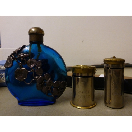 149 - Decorative items: to include Wedgwood powder blue jasper set items of personal ornament; and various... 