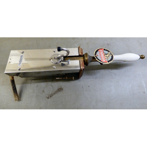 153 - Decorative and functional, mainly 20thC metalware: to include a selection of brass kettles