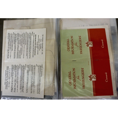 63 - Cruise line collectables: to include a set of six White Star Line crew uniform buttons