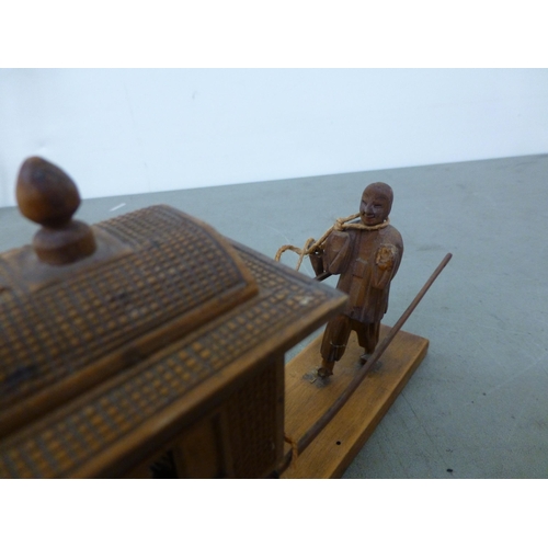 330 - A mixed lot: to include a cast brass candlestick with a pierced tray base  6.5