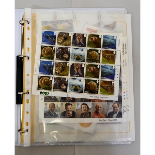 10 - Over £500 worth of uncollated, usable 1st class and other postage stamps and block sheets