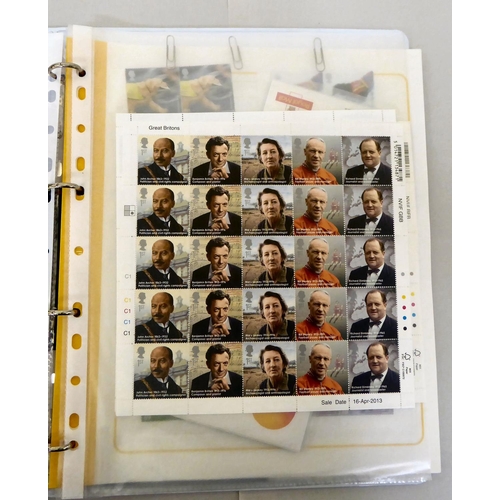 10 - Over £500 worth of uncollated, usable 1st class and other postage stamps and block sheets
