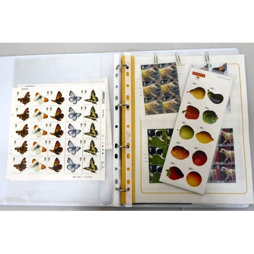 10 - Over £500 worth of uncollated, usable 1st class and other postage stamps and block sheets