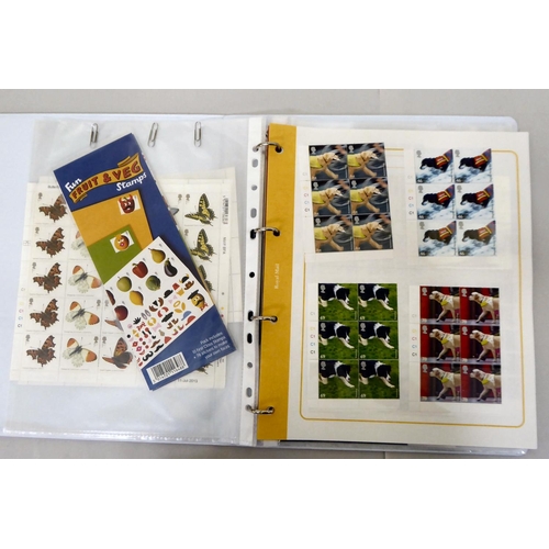 10 - Over £500 worth of uncollated, usable 1st class and other postage stamps and block sheets