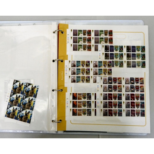 10 - Over £500 worth of uncollated, usable 1st class and other postage stamps and block sheets