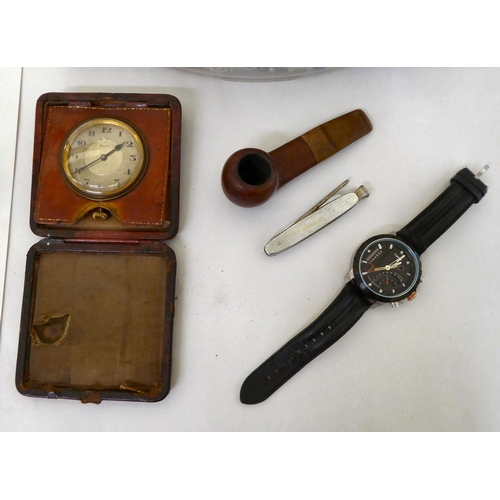 11 - Costume jewellery and items of personal ornament: to include wrist and pocket watches&nbsp; variousl... 