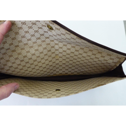 16 - Fashion accessories: to include a tan coloured, stitched crocodile skin effect bound clipboard