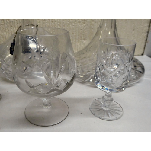 2 - 20thC glass and general tableware: to include a floral etched pedestal sweet dish  9