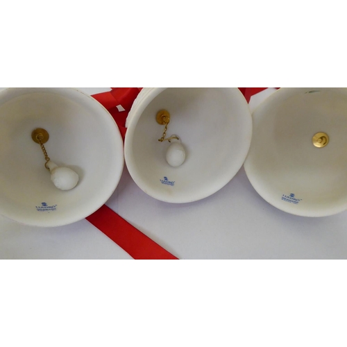 20 - Lladro and similar Christmas tree decorations: to include bells and baubles