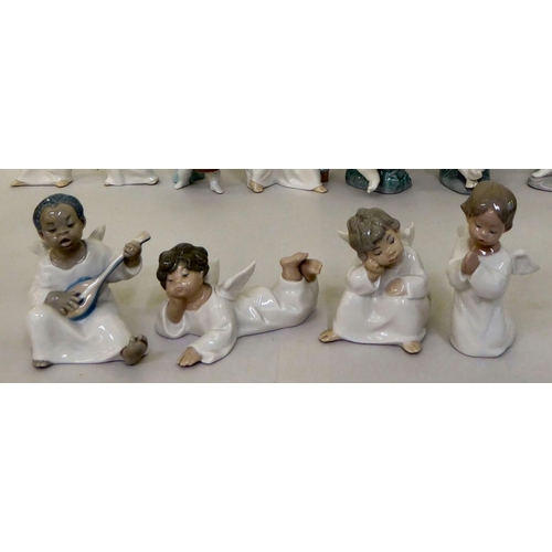 21 - Eleven Lladro porcelain angelic figures&nbsp; between 2