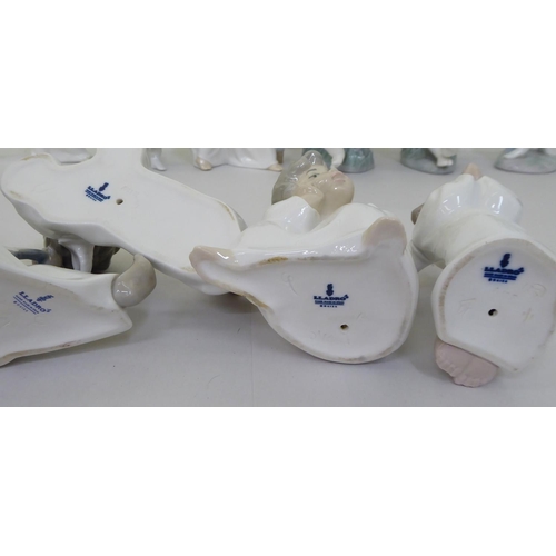 21 - Eleven Lladro porcelain angelic figures&nbsp; between 2