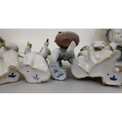 21 - Eleven Lladro porcelain angelic figures&nbsp; between 2