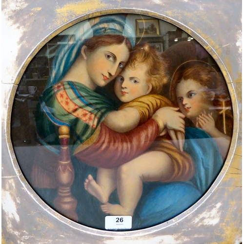 26 - A religious study&nbsp; coloured print&nbsp; 11