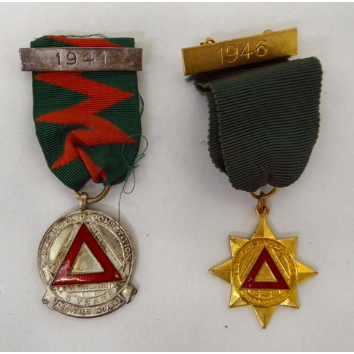 37 - Medals and badges: to include an Imperial Service medal, awarded to one Joseph Briscoe(Please Note: ... 