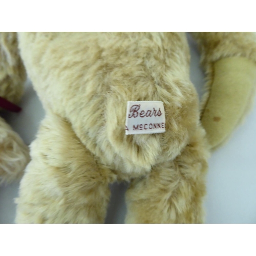 39 - Two Teddy bears by Barbara McConnell, viz. a Hartnell Bear; and a McB Bear&nbsp; both 14